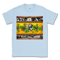 Dusty Blue st Patricks day western shamrock Classic Tee - Jasminsmagicworld