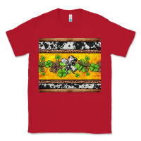 Red st Patricks day western shamrock Classic Tee - Jasminsmagicworld