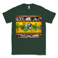 Sports Green st Patricks day western shamrock Classic Tee - Jasminsmagicworld