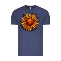 Vintage Denim Basketball Sunflower Vintage Tee - Jasminsmagicworld