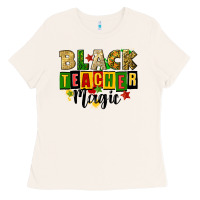 Bone black teacher magic juneteenth Ladies Tee - CowGirlArtShop