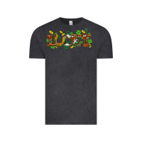Vintage Black St. Patrick's Western lucky and shamrocks Vintage Tee - OliviaCreatesArt