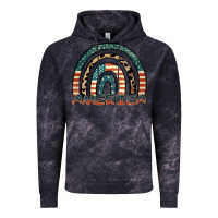 Cloud Black America rainbow Vintage Hoodie - FaDigitalArtStudio