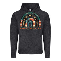 Vintage Black America rainbow Vintage Hoodie - FaDigitalArtStudio
