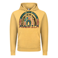 America Rainbow Vintage Hoodie | Teevron