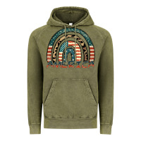 Vintage Olive America rainbow Vintage Hoodie - FaDigitalArtStudio