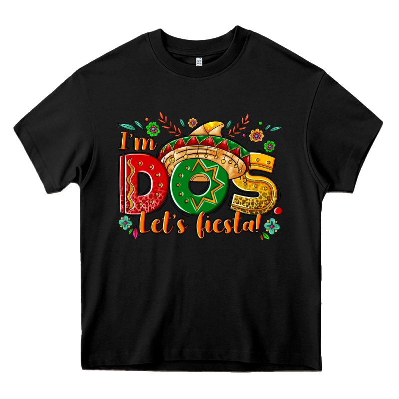 I'm Dos Let's Fiesta Heavy Core Tee by NancyCooperArtShop | Teevron