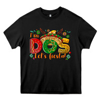 Black I'm dos let's Fiesta Heavy Core Tee - NancyCooperArtShop