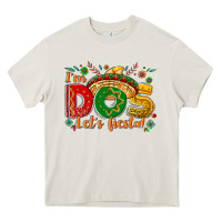 Cream I'm dos let's Fiesta Heavy Core Tee - NancyCooperArtShop