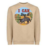 Mushroom i can dig it armadillo Heavyweight Sweatshirt - BarkalooDesign