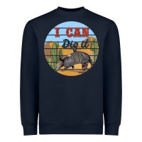 Navy i can dig it armadillo Heavyweight Sweatshirt - BarkalooDesign