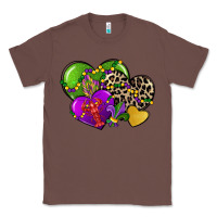 Chestnut mardi gras hearts cg (1) Classic Tee - CowGirlArtShop