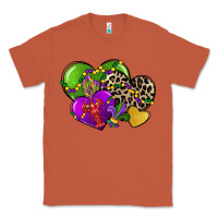 Copper mardi gras hearts cg (1) Classic Tee - CowGirlArtShop