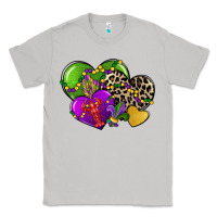 Moon Dust mardi gras hearts cg (1) Classic Tee - CowGirlArtShop