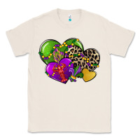 Natural mardi gras hearts cg (1) Classic Tee - CowGirlArtShop