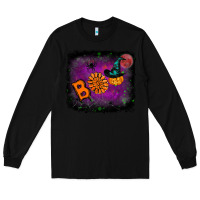 Black boo gemstone halloween pumpkin Long Sleeve Tee - RanaPortraitStore