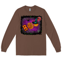 Chestnut boo gemstone halloween pumpkin Long Sleeve Tee - RanaPortraitStore
