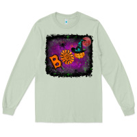 Matcha boo gemstone halloween pumpkin Long Sleeve Tee - RanaPortraitStore