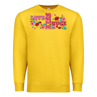 Lemon floral love and kiss Premium Sweatshirt - AdoDesignShop
