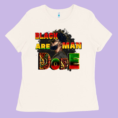 Black Man Are Dope Ladies Tee Designed By Cowgirlartshop