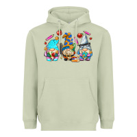 Matcha teacher gnomes Heavyweight Hoodie - AdoDesignShop