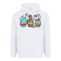 White teacher gnomes Heavyweight Hoodie - AdoDesignShop