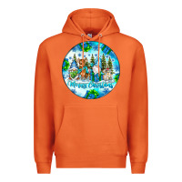 Carrot merry christmas Premium Hoodie - CowhideDigitalArt