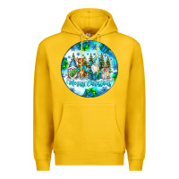 Lemon merry christmas Premium Hoodie - CowhideDigitalArt