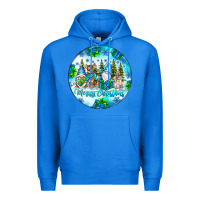 True Royal merry christmas Premium Hoodie - CowhideDigitalArt