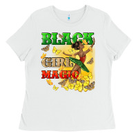 White black girl magic Ladies Tee - CowGirlArtShop