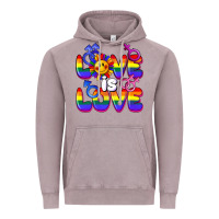 Vintage Zinc Love is love Vintage Hoodie - FaDigitalArtStudio