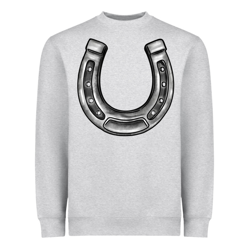 Horseshoe Heavyweight Sweatshirt by BarkalooDesign | Teevron