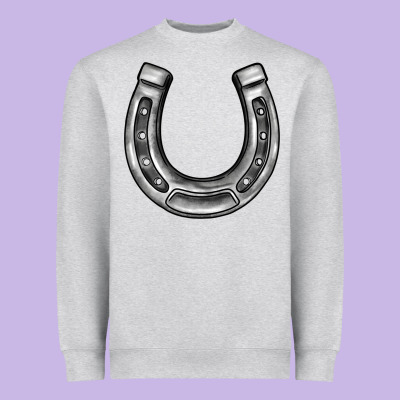 Horseshoe Heavyweight Sweatshirt Designed By Barkaloodesign