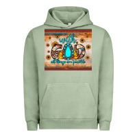 Pigment Oil Green with god all things are possible matthew 19 26 Urban Hoodie - JahusDesignShop