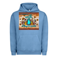 Pigment Pebble Blue with god all things are possible matthew 19 26 Urban Hoodie - JahusDesignShop
