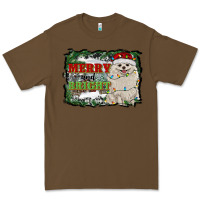 Cacao merry and bright pomeranian Premium Tee - RanaPortraitStore