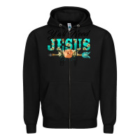 Black y'all need jesus arrow lily flowers Zipper Hoodie - BarkalooDesign