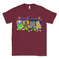 Burgundy mardi gras mama Classic Tee - CowGirlArtShop