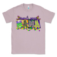 Lilac mardi gras mama Classic Tee - CowGirlArtShop