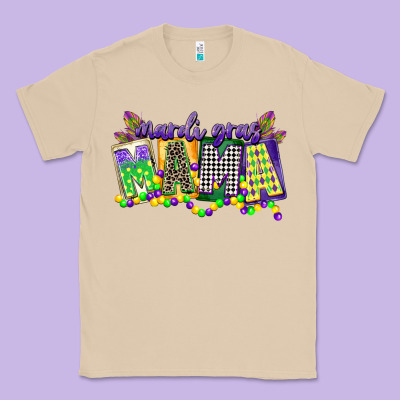 Mardi Gras Mama Classic Tee Designed By Cowgirlartshop