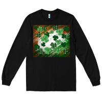 Black St. patricks day Long Sleeve Tee - FaDigitalArtStudio