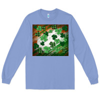 Colony Blue St. patricks day Long Sleeve Tee - FaDigitalArtStudio