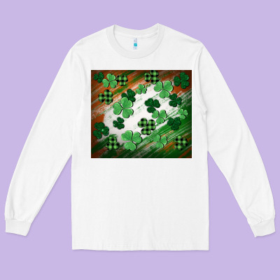 St. Patricks Day Long Sleeve Tee Designed By Fadigitalartstudio