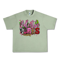 Oil Green valentine vibes with cowgirl boots olivia Urban Heavy Tee - OliviaCreatesArt