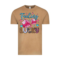 Feeling Lucky Valentine's Day Olivia Vintage Tee | Teevron