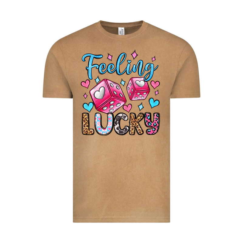 Feeling Lucky Valentine's Day Olivia Vintage Tee by OliviaCreatesArt | Teevron