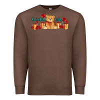Chestnut valentines vibes with gifts and bear Premium Sweatshirt - AdoDesignShop