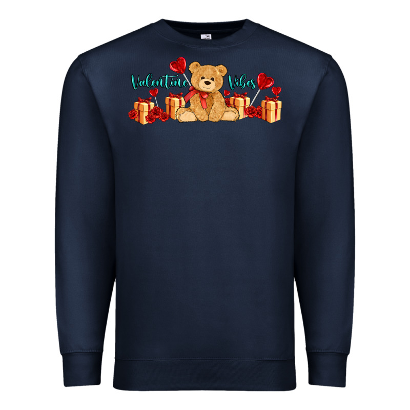 Valentines Vibes With Gifts And Bear Premium Sweatshirt by AdoDesignShop | Teevron