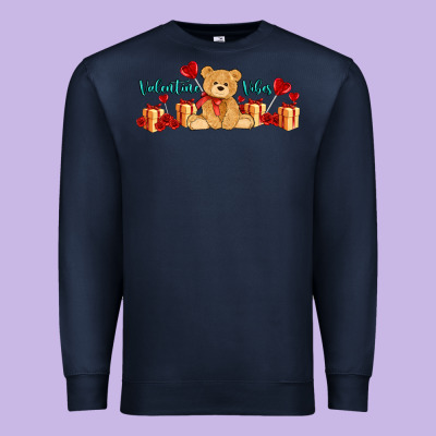 Valentines Vibes With Gifts And Bear Premium Sweatshirt Designed By Adodesignshop
