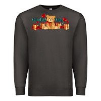 Smoke valentines vibes with gifts and bear Premium Sweatshirt - AdoDesignShop